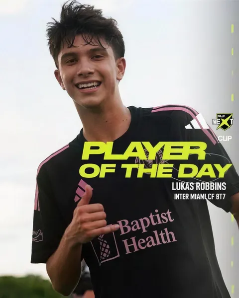 Lukas Robbins, MLS NEXT Cup Player of the Day